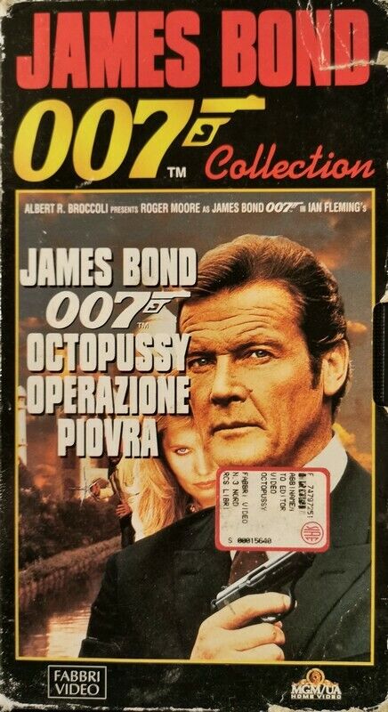 007 COLLECTION JAMES BOND - OCTOPUSSY, OPERAZIONE PIOVRA (VHS) 1997