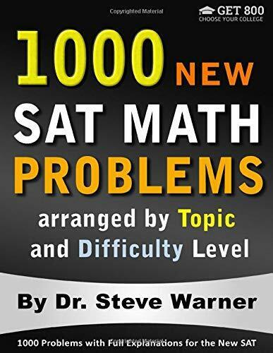 1000 SAT Math Problems is both a comprehensive SAT math course and an extended S