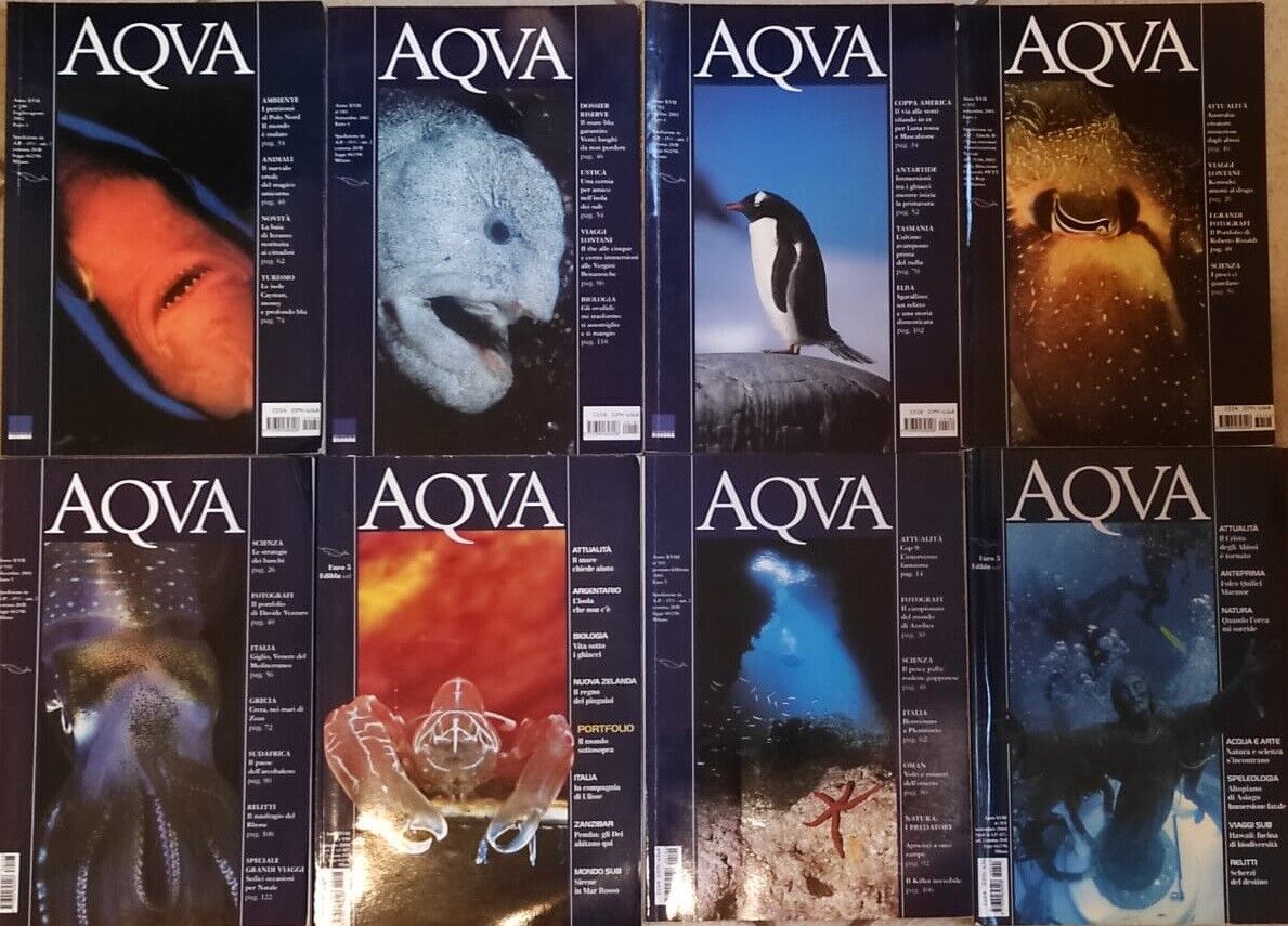 12 riviste AQVA di Aa.vv., Publied Srl