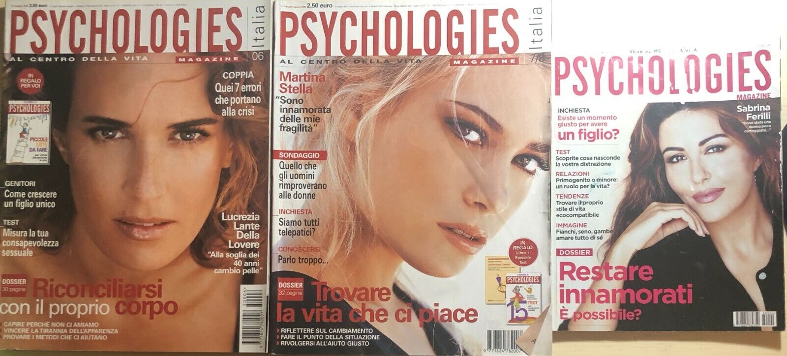 3 riviste Psychologies magazine di Aa.vv., Hachette