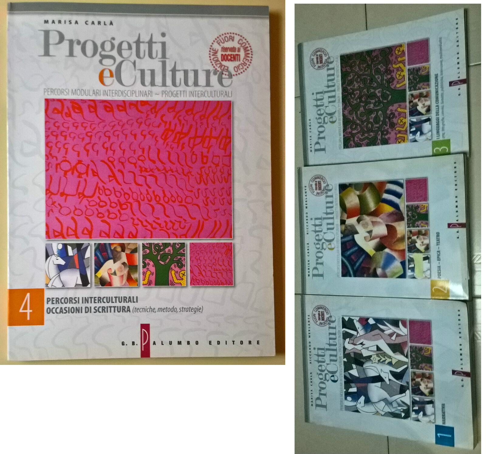 4 Voll. Progetti e culture - Carl?, Merlante - 2003, G. B. Palumbo - L