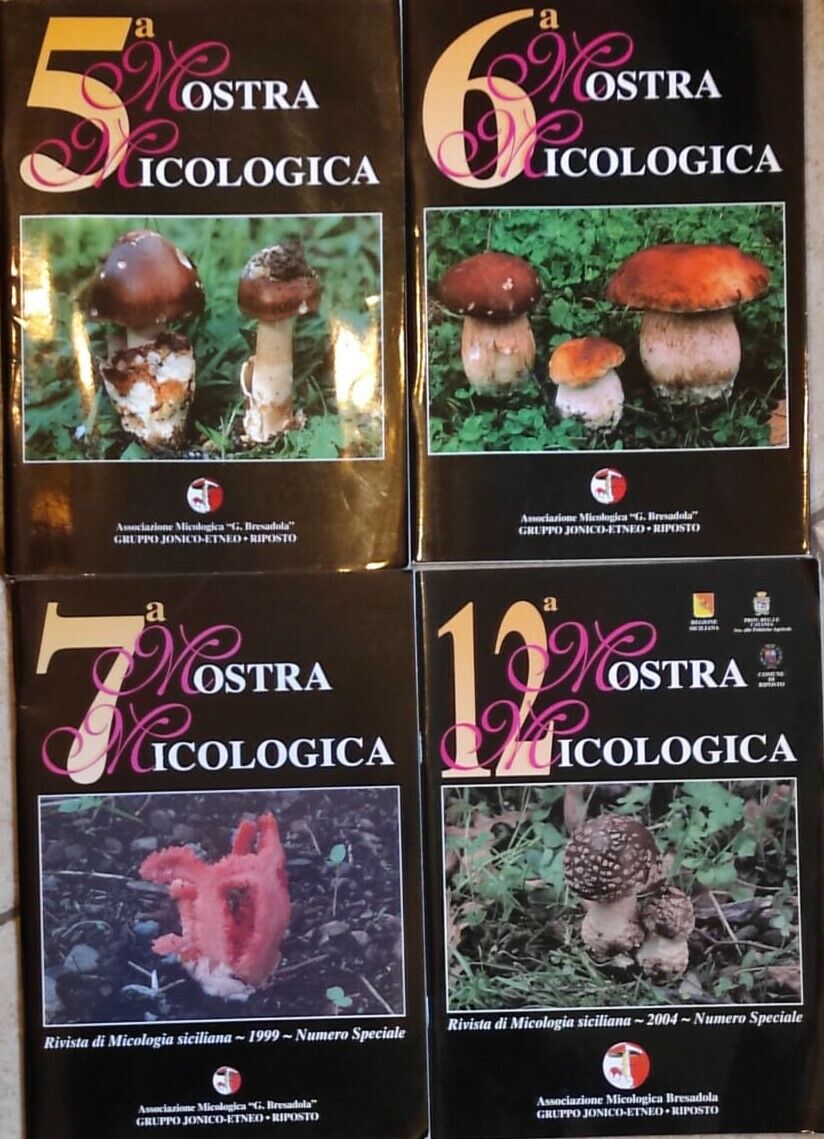 5 libri sulla micologia di Aa.vv., Associazione Micologica Bresadola Riposto
