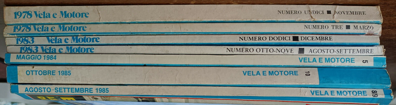 7 riviste Vela e Motore -AA. VV. - EE.VV., 1978,1985 - A