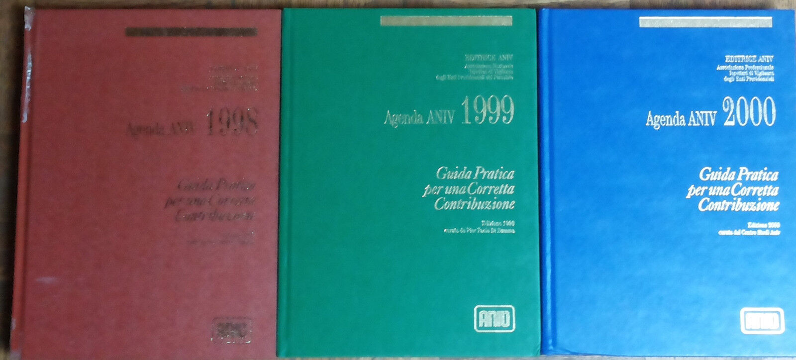 Agenda Aniv 1998,1999,2000 - AA.VV. - Editrice Aniv - R