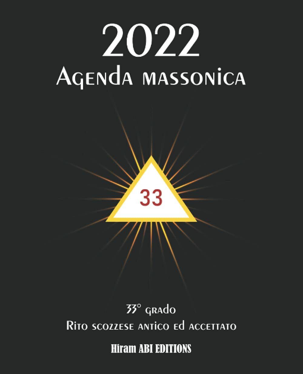 Agenda Massonica Tema Speciale 33? Grado | Calendario - Settimanale - Pianificaz