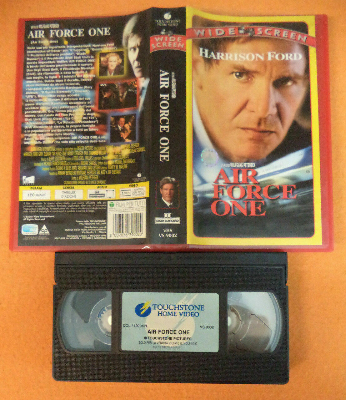 Air Force One - Harrison Ford - Vhs -1999 - dolby -F