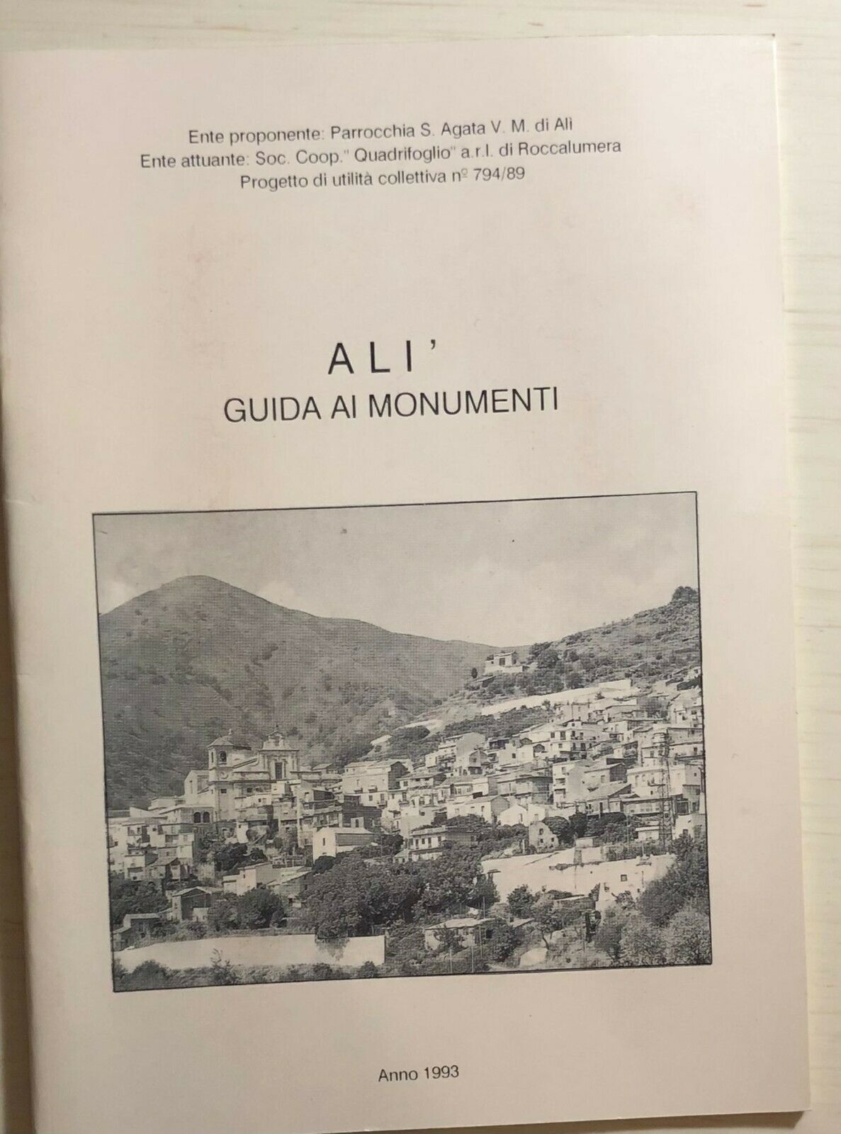 Al?, guida ai monumenti di Aa.vv., 1993, Soc. Coop. Quadrifoglio Roccalumera
