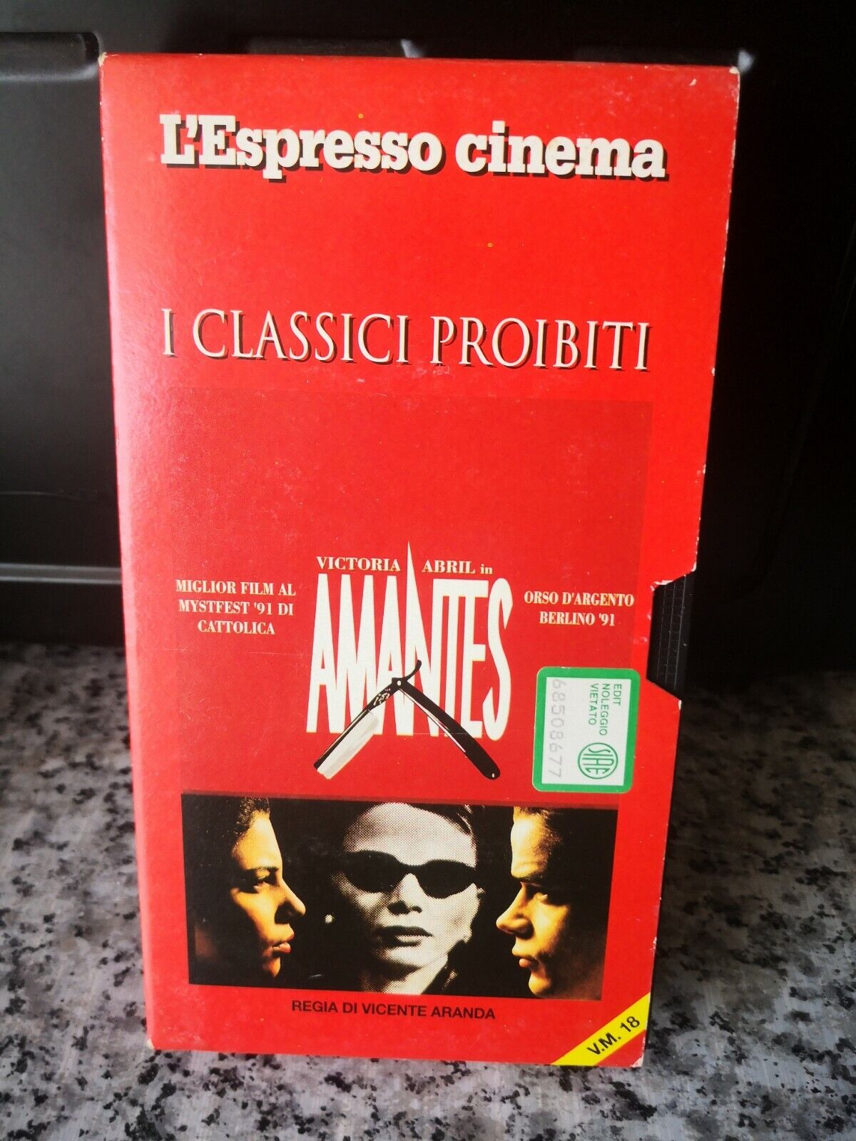 Amantes -vhs-1991 - l'espresso -F
