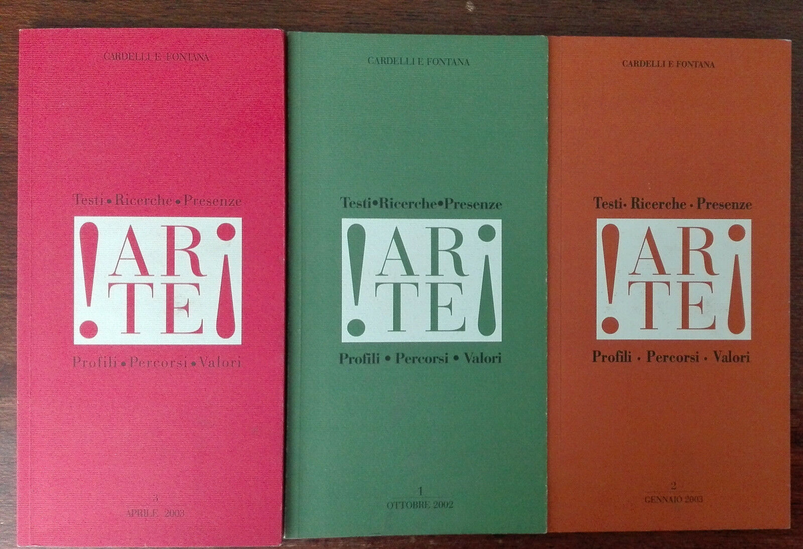Arte 1,2,3 - Cardelli e Fontana - Redazione Cardelli e Fontana,2002/2003 - A