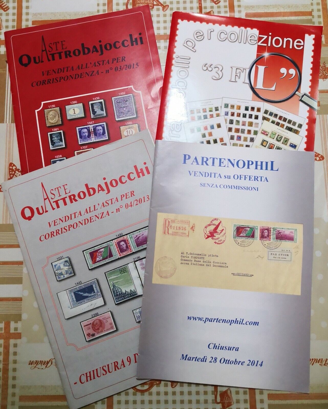 Aste Quattrobajocchi 4 volumi  di A.a.v.v,  2013,  Quattrobajocchi-F