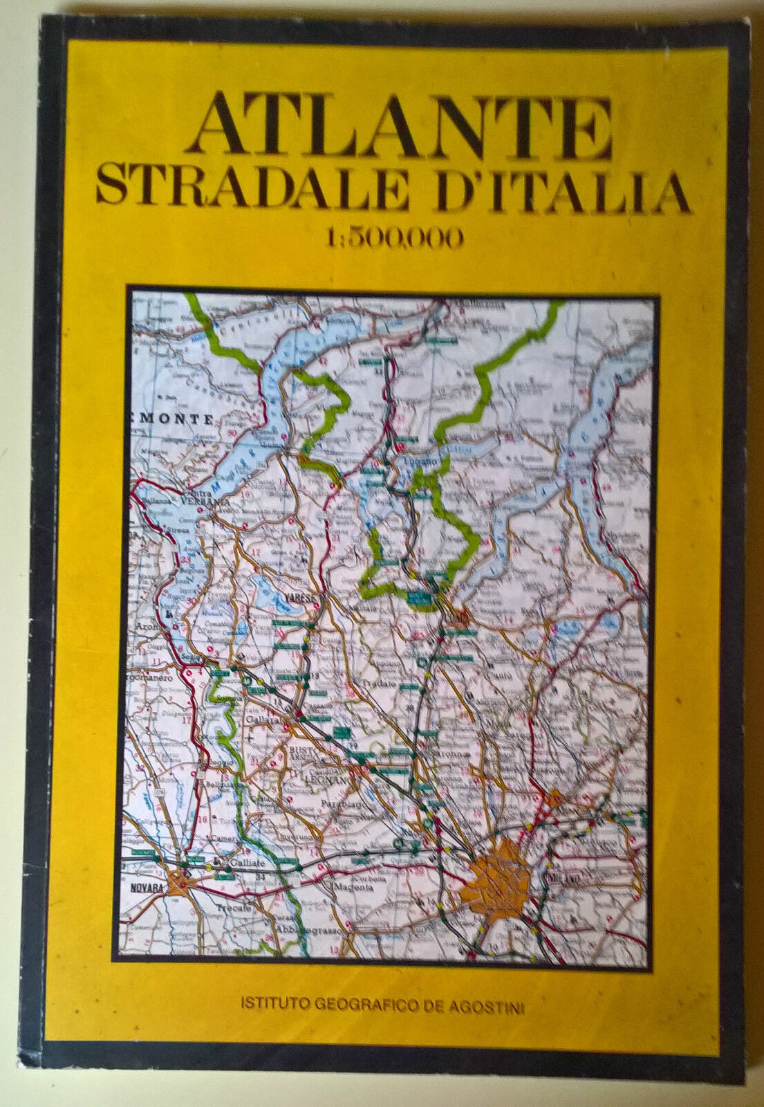 Atlante stradale d'Italia 1:500.000 -  De Agostini, 1989 - L
