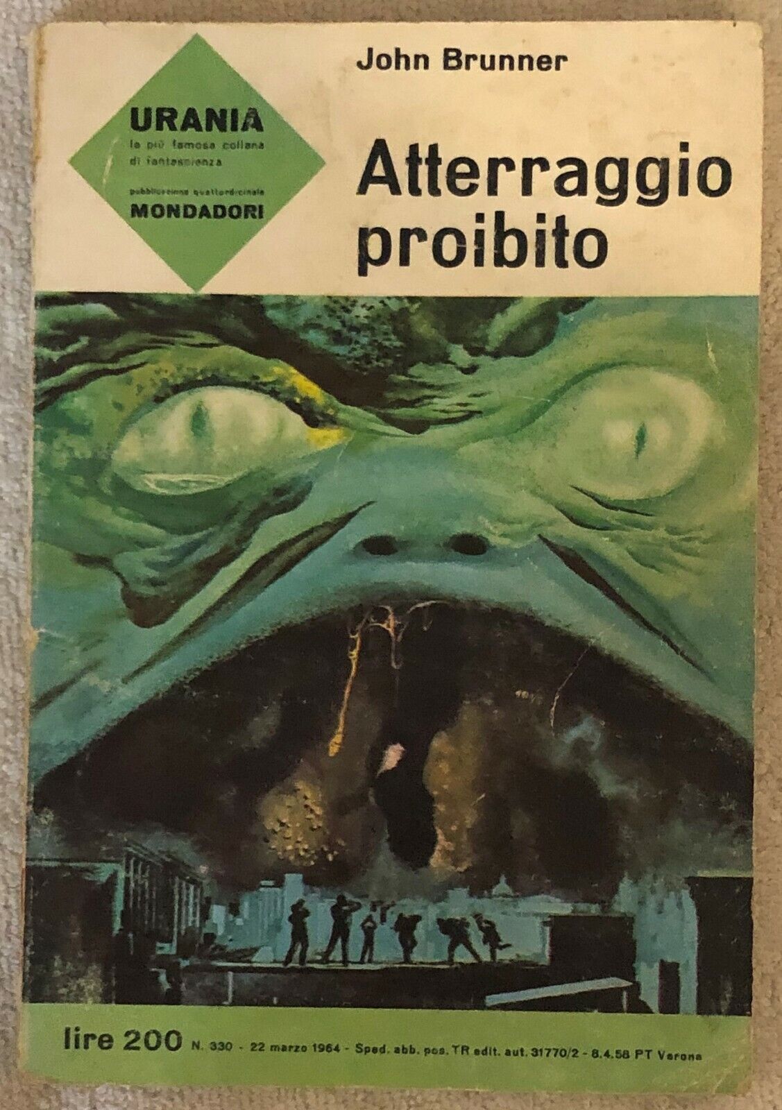 Atterraggio proibito di John Brunner,  1964,  Mondadori