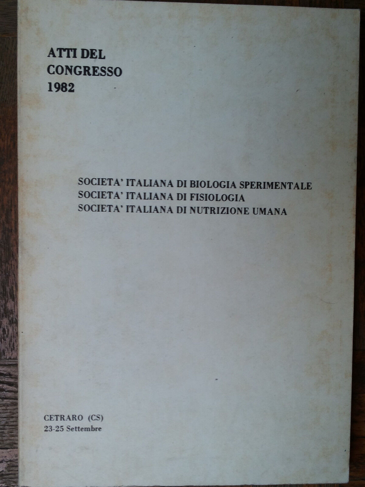 Atti del Congresso 1982 - AA.VV. - LITHORAPID,1982 - R