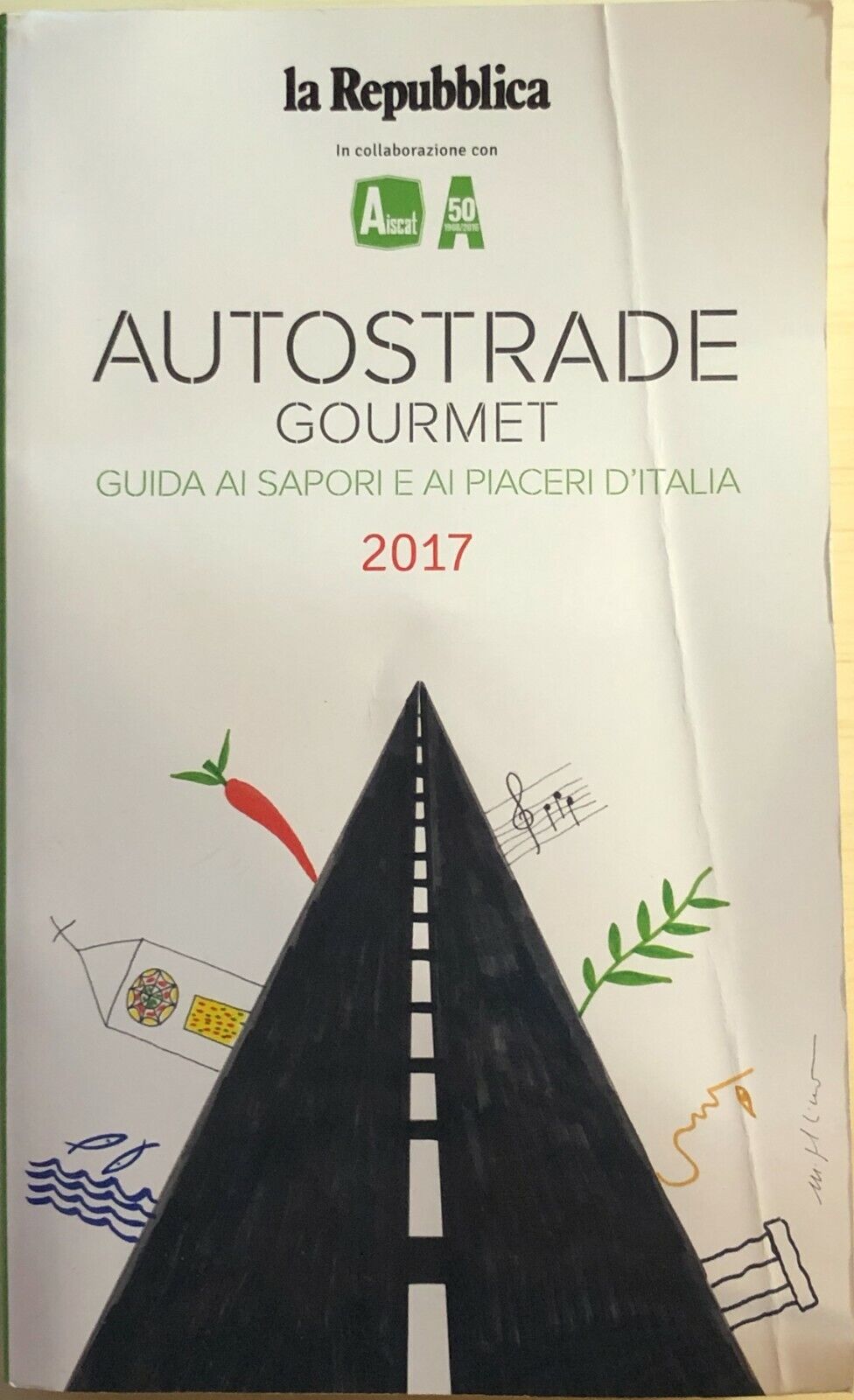 Autostrade gourmet 2017 di Aiscat, 2017, La Repubblica