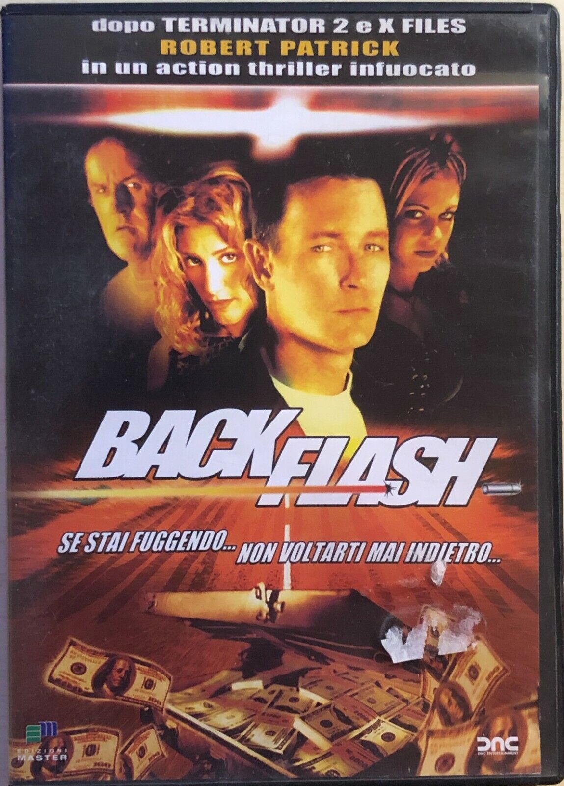 Back flash DVD di Robert Patrick, 2003, Edizioni Master