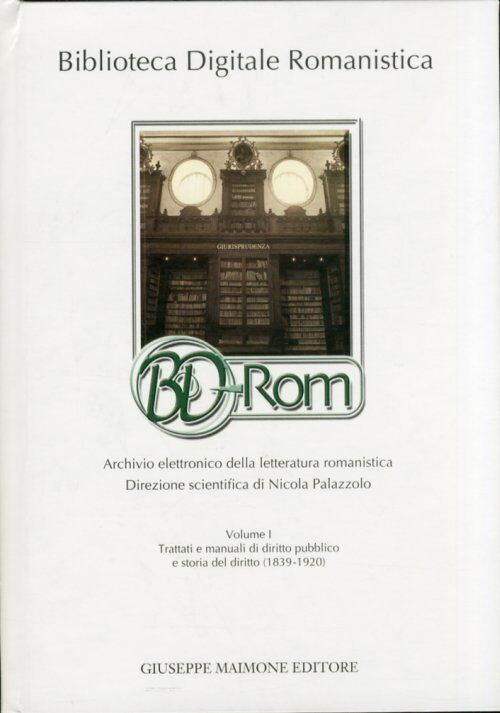 Biblioteca Digitale Romanistica BD-Rom (volume   CD-ROM)
