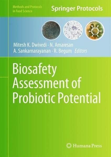 Biosafety Assessment of Probiotic Potential -  Mitesh Kumar Dwivedi - 2022