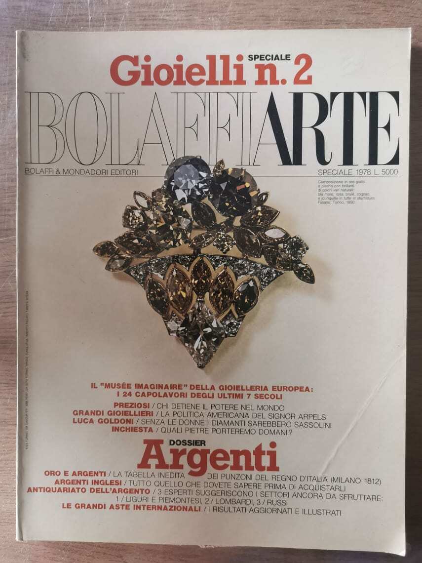 Bolaffi arte gioielli n.2 - AA. VV. - Bolaffi & Mondadori editori - 1978 - AR