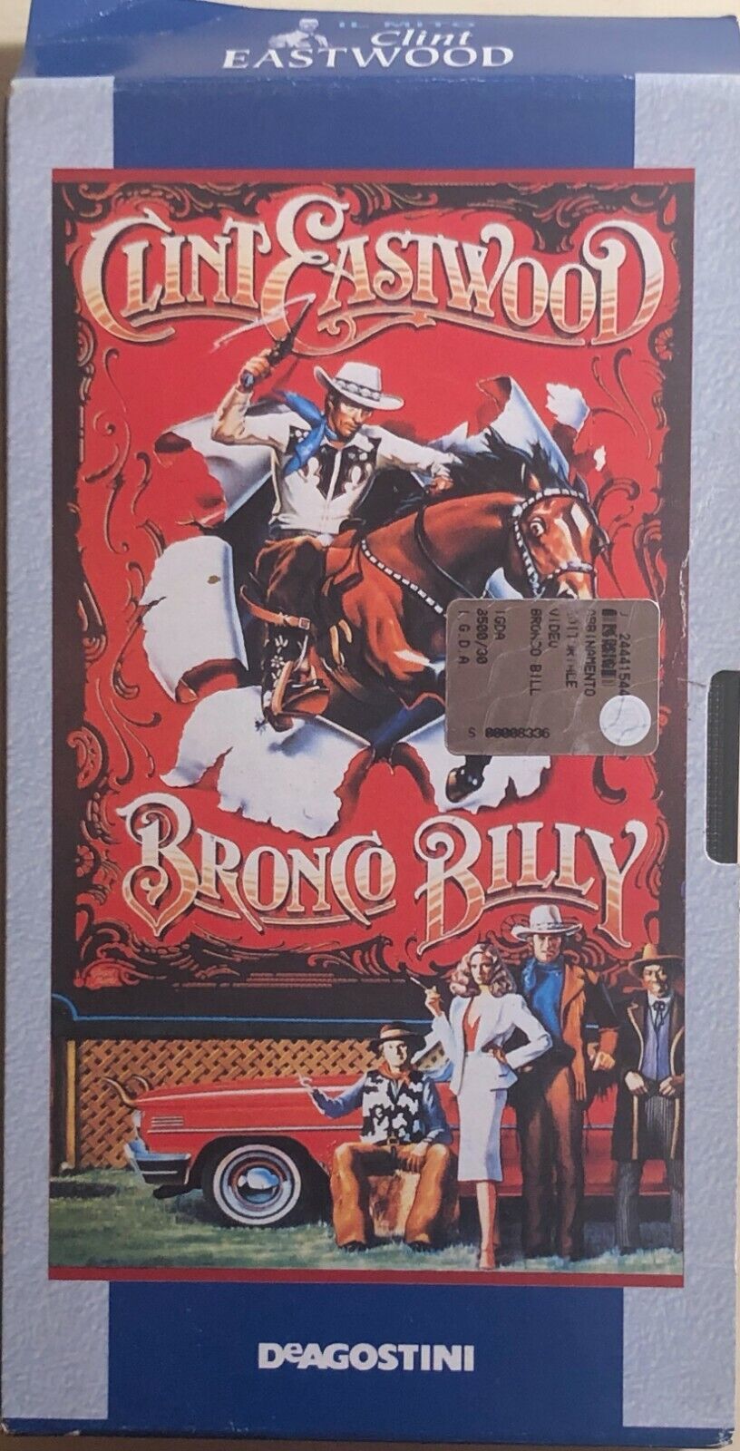 Bronco Billy VHS di Clint Eastwood, 1999, Deagostini