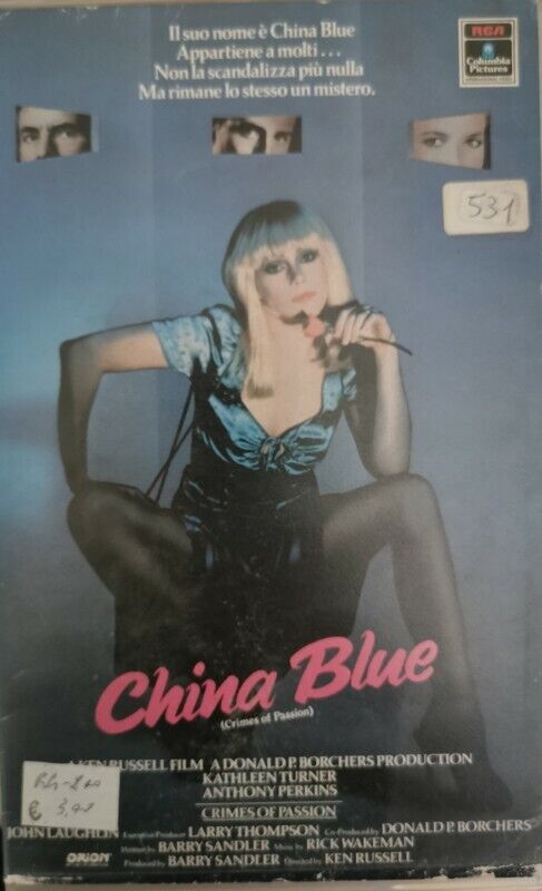 CHINA BLUE VHS - ER