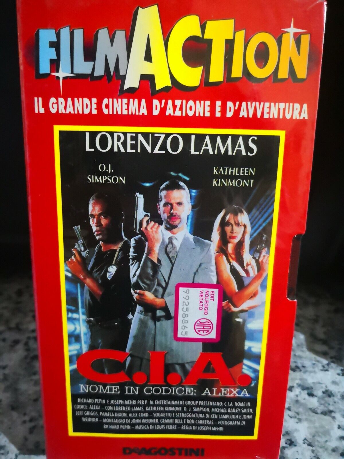 C.I.A. Lorenzo Lamas - film action - 1992 - DeAgostini -F