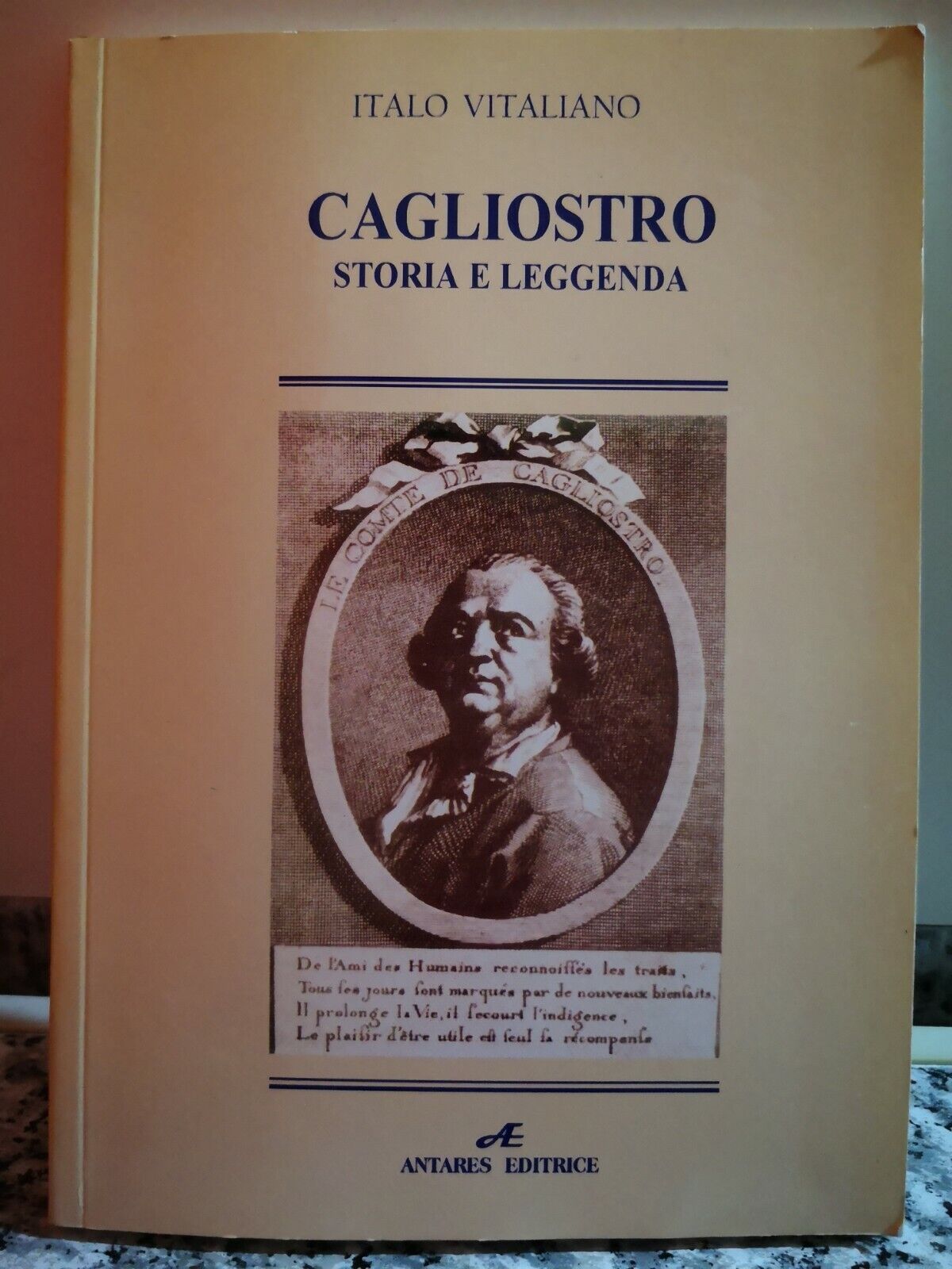  Cagliostro (storia e leggenda )  di Italo Vitaliano,  2003,  Antares-F
