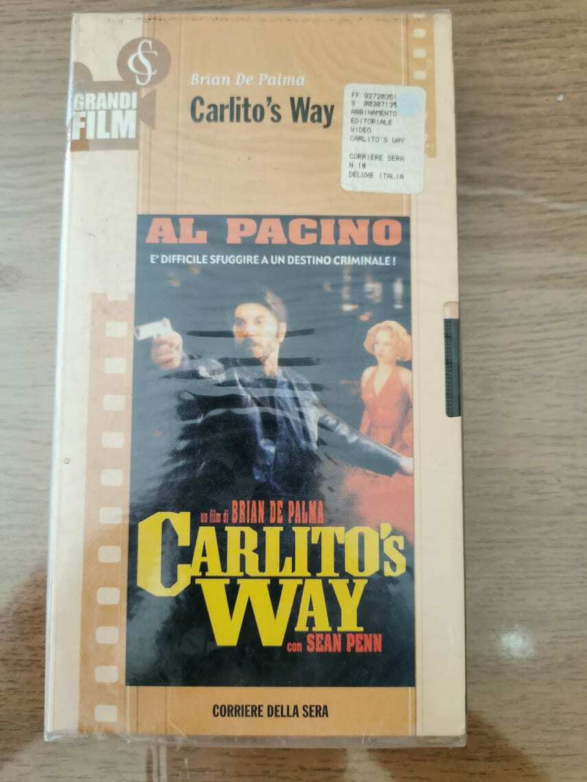 Carlito's Way - B. De Palma - Corriere della Sera - 1993 -  VHS - AR