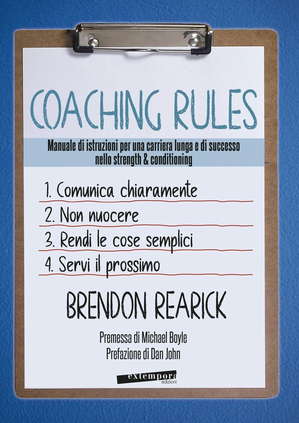 Coaching rules - Brendon Rearik - Extempora, 2021