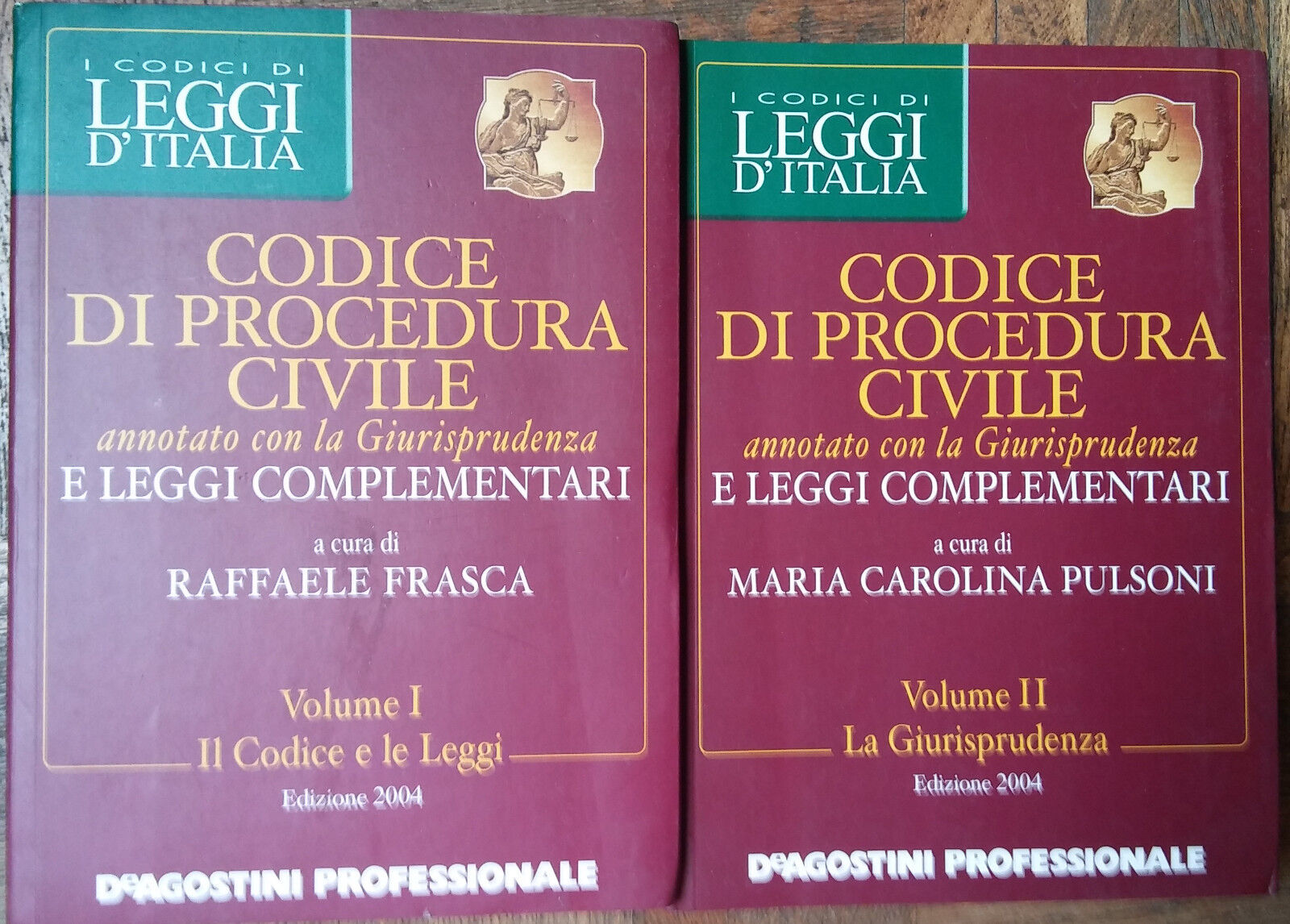 Codice di procedura civile Vol. I e II-AA.VV.-De Agostini Professionale,2004-R