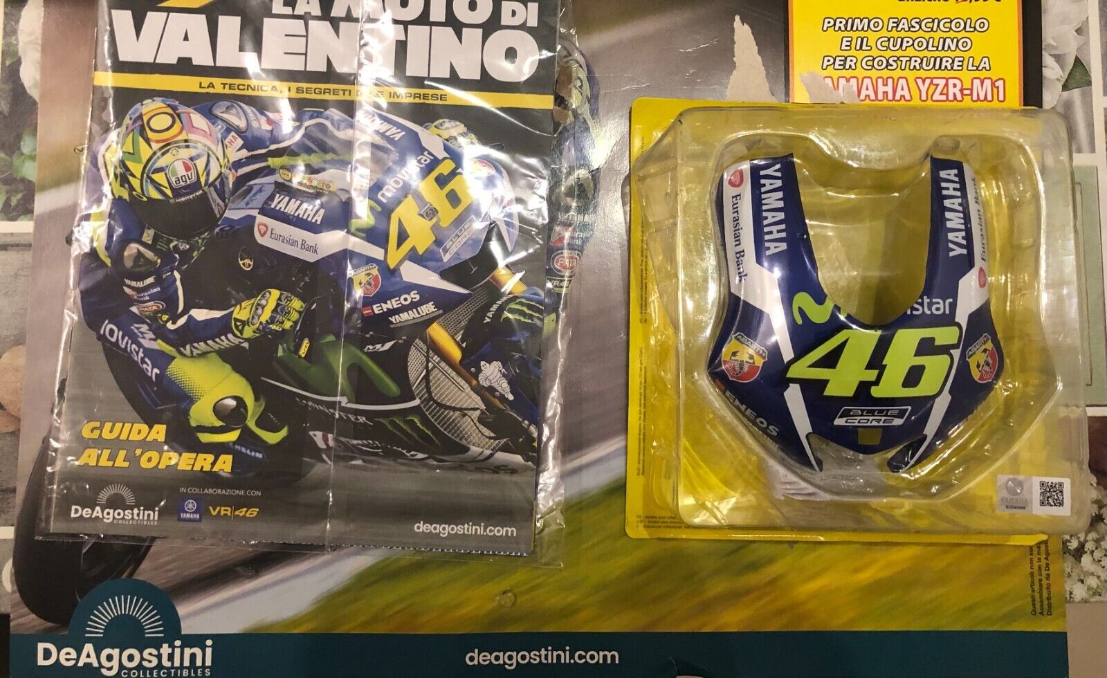 Collezione Costruisci la moto di Valentino Rossi Yamaha YZR-M1 n. 1 di Yamaha,  