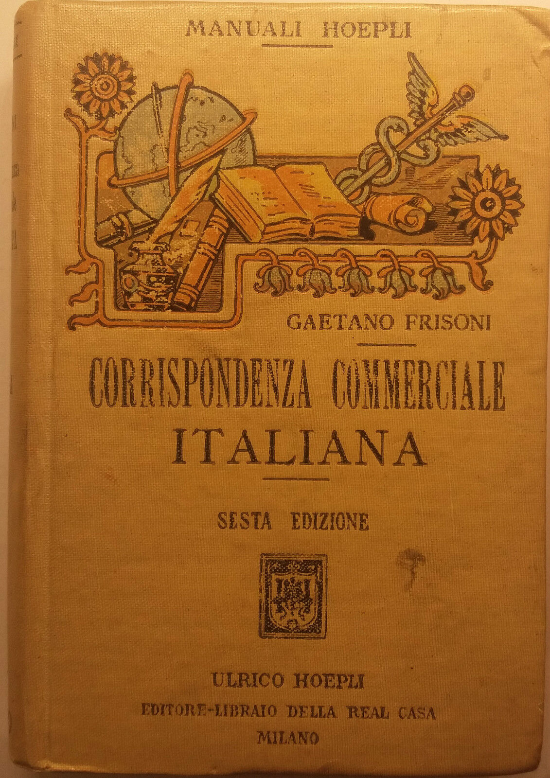 Corrispondenza commerciale italiana - Gaetano Frisoni - Hoepli - 1919 - G
