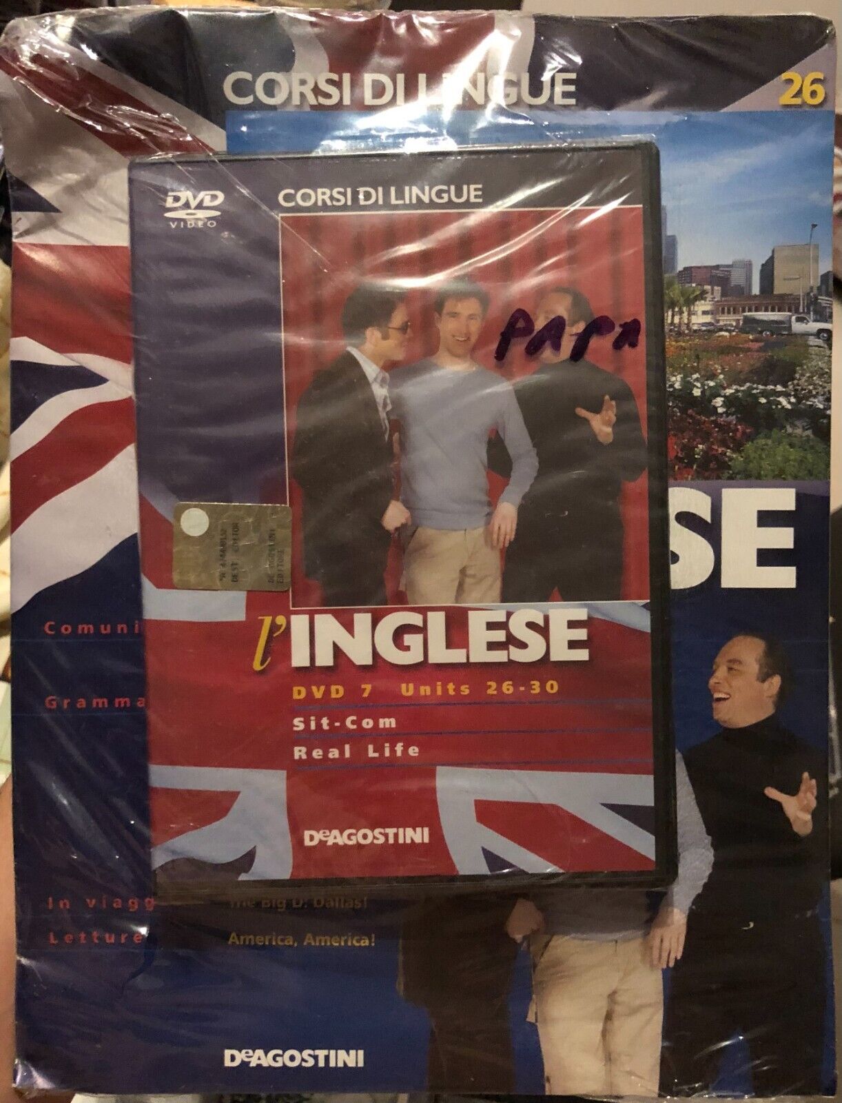 Corsi di lingue L'inglese fascicolo 26+DVD di Aa.vv.,  2008,  Deagostini