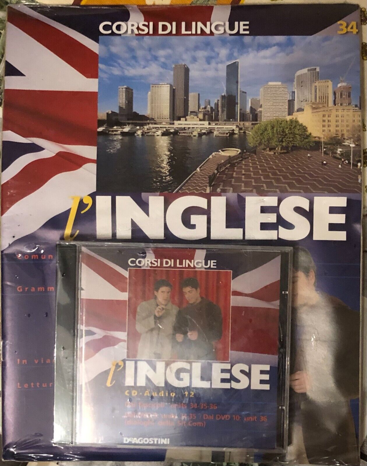Corsi di lingue L'inglese fascicolo 34+CD di Aa.vv.,  2008,  Deagostini