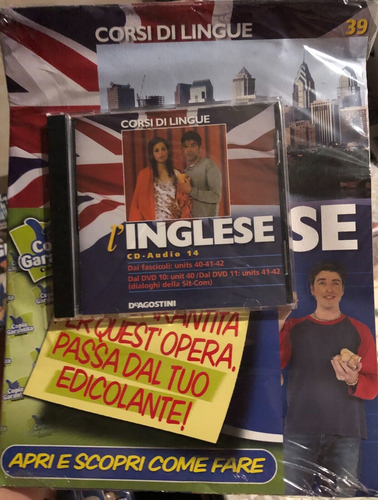 Corsi di lingue L'inglese fascicolo 39+CD di Aa.vv.,  2008,  Deagostini