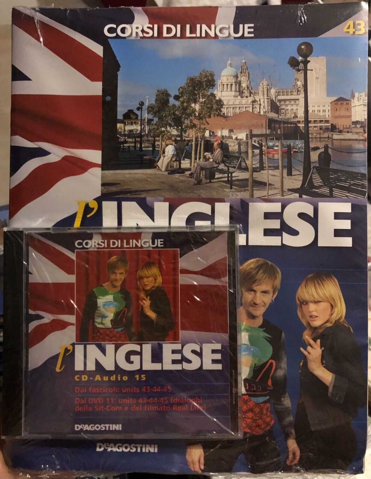 Corsi di lingue L'inglese fascicolo 43+CD di Aa.vv.,  2008,  Deagostini