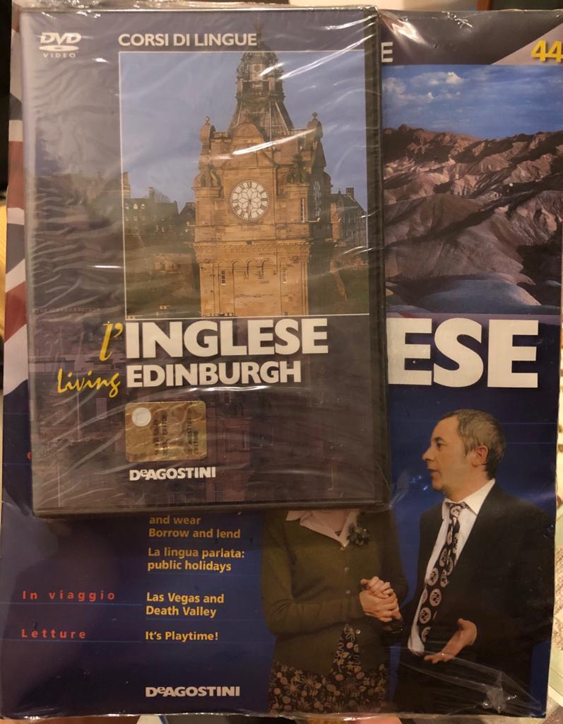Corsi di lingue L'inglese fascicolo 44+DVD di Aa.vv.,  2008,  Deagostini