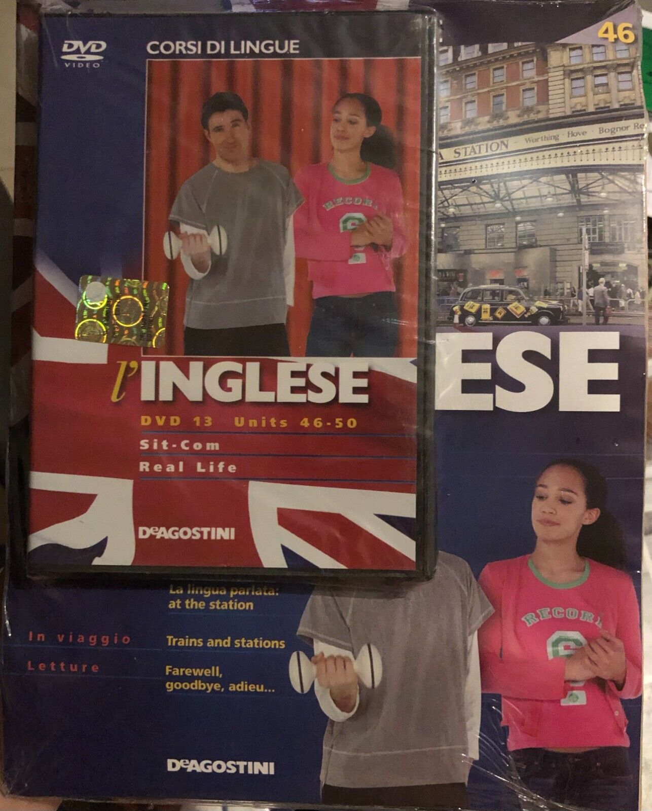Corsi di lingue L'inglese fascicolo 46+DVD di Aa.vv.,  2008,  Deagostini