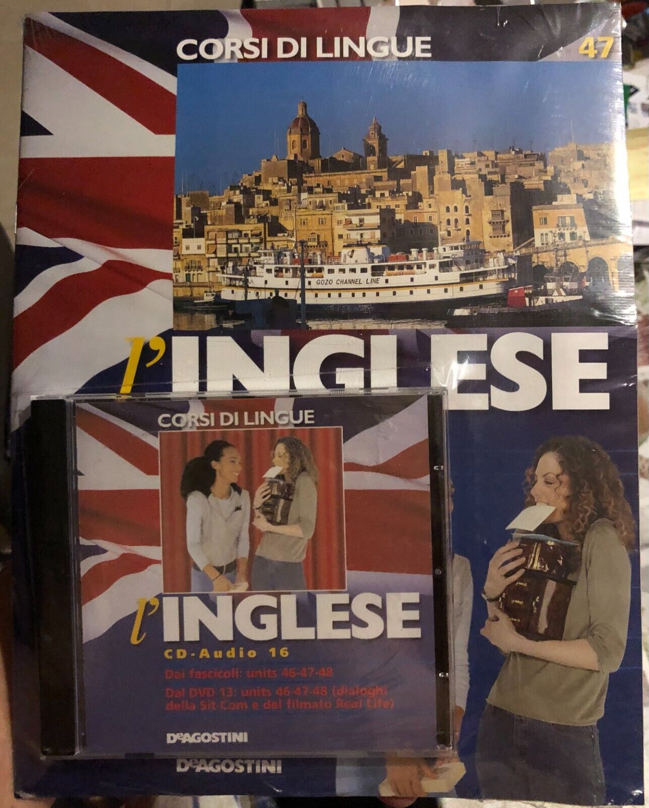 Corsi di lingue L'inglese fascicolo 47+CD di Aa.vv.,  2008,  Deagostini