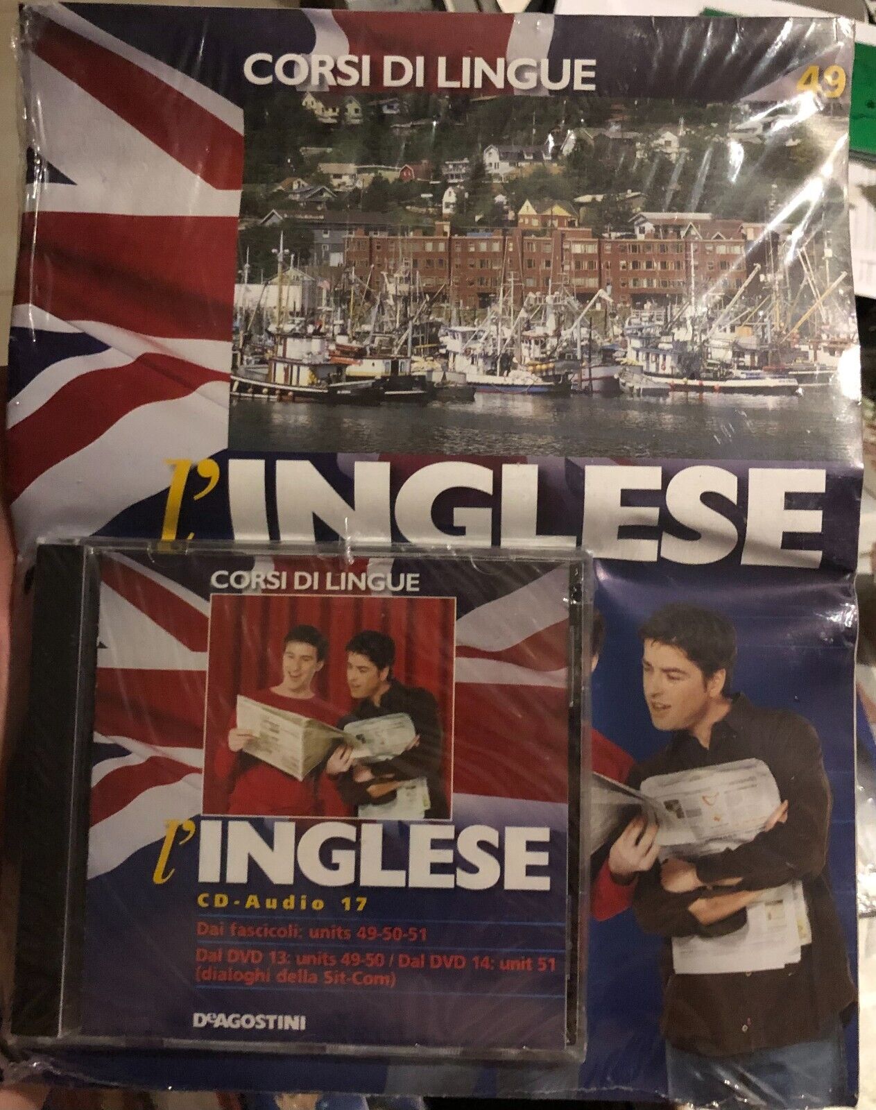 Corsi di lingue L'inglese fascicolo 49+CD di Aa.vv.,  2008,  Deagostini