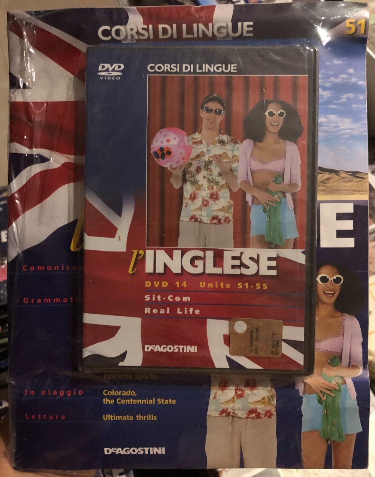 Corsi di lingue L'inglese fascicolo 51+DVD di Aa.vv.,  2008,  Deagostini