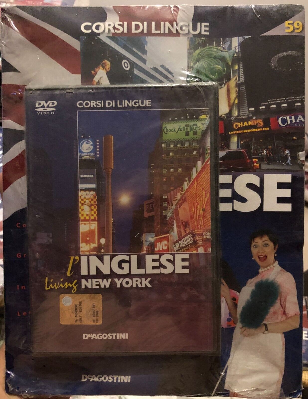 Corsi di lingue L'inglese fascicolo 59+DVD di Aa.vv.,  2008,  Deagostini
