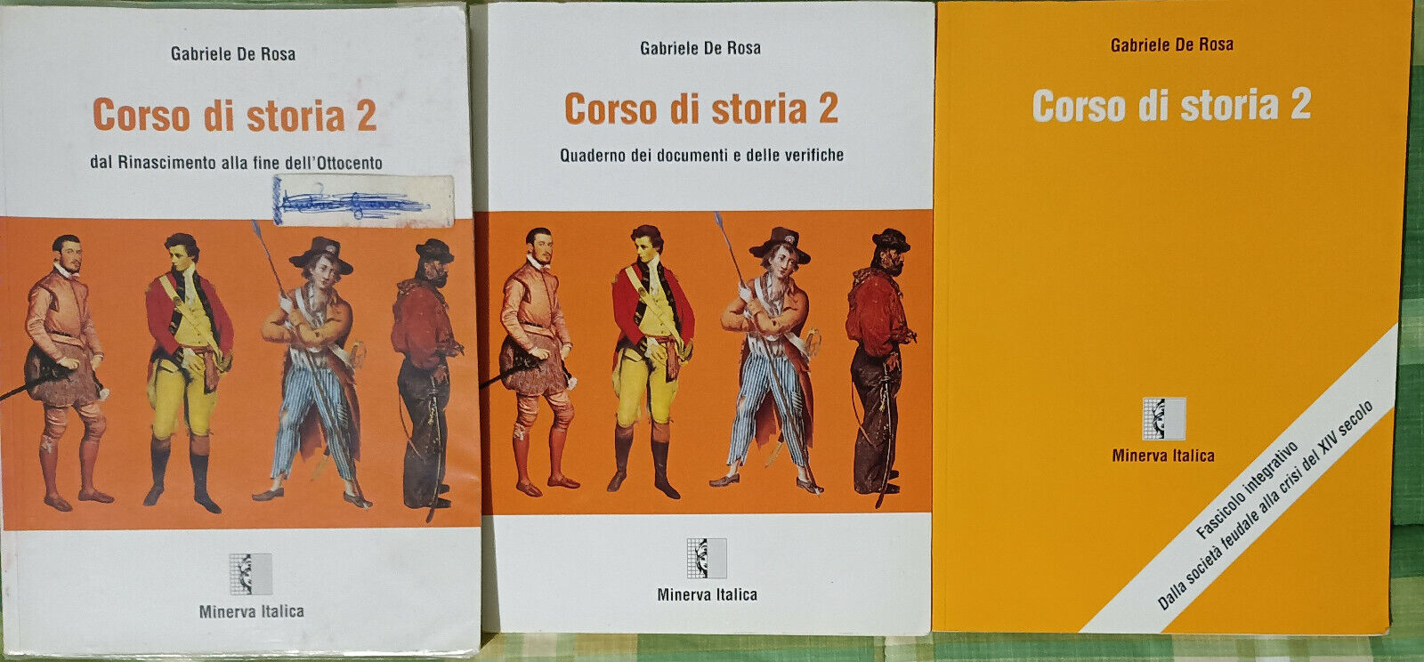 Corso di storia 2 volumi 3 - Gabriele De Rosa - Minerva italica1997 - A