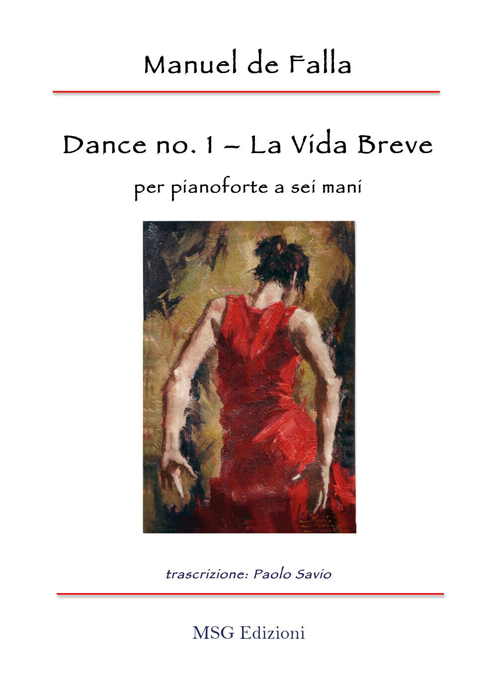 Dance no. 1 da ?La Vida Breve? per pianoforte a sei mani di Manuel De Falla,  20