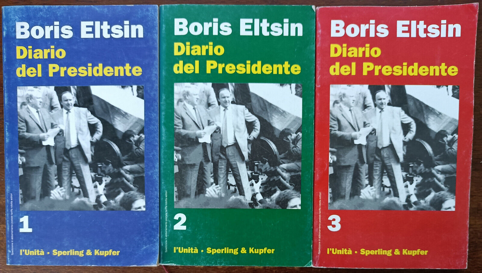 Diario del Presidente 1 2 3 - Boris Eltsin, - Sperling & Kupfer, 1994 - A