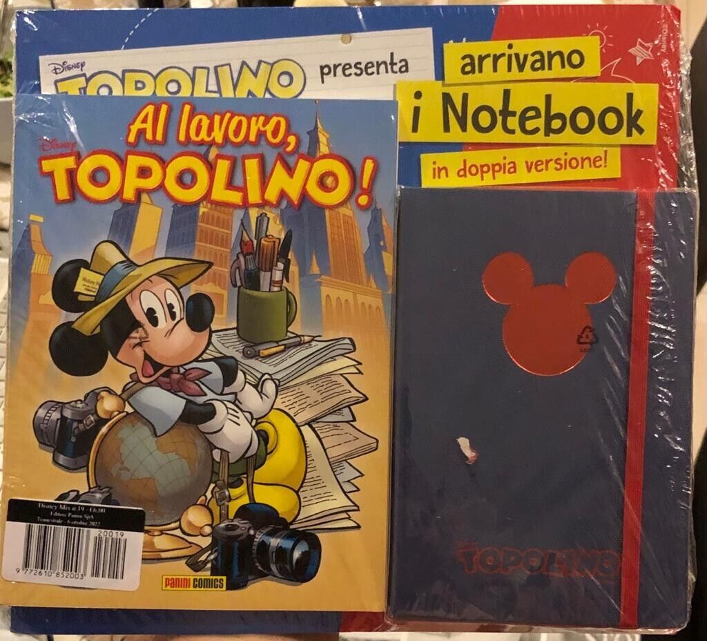 Disney Mix n. 19 - Al lavoro, Topolino! Con il Notebook di Topolino BLU di Walt