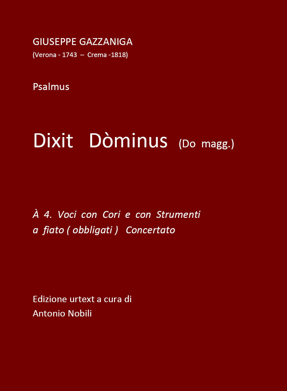 Dixit D?minus di Antonio Nobili,  2020,  Youcanprint