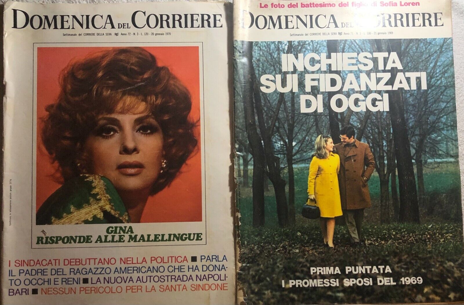 Domenica del Corriere n.3/1969 - n.3/1970 di Aa.vv.,  1969,  Corriere Della Sera