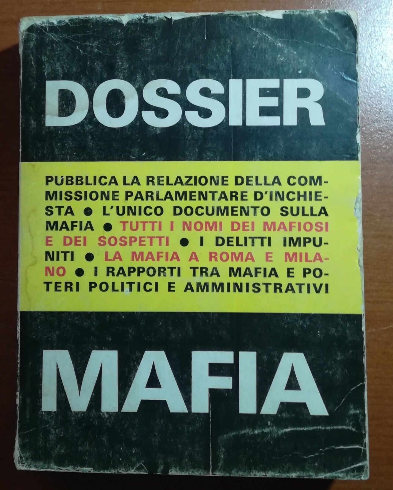 Dossier Mafia - Alberto Consiglio - SO.GRA.RO - 1972 - M