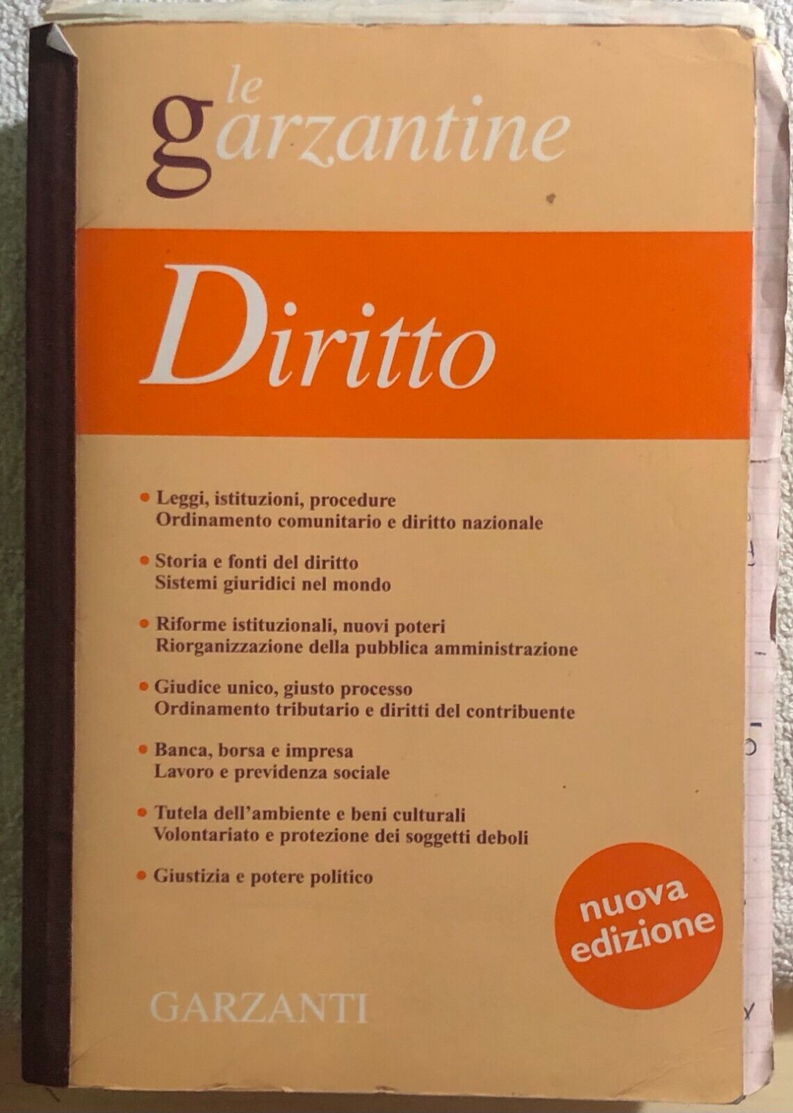 Enciclopedia del diritto di Garzanti (milano),  2001,  Garzanti Libri