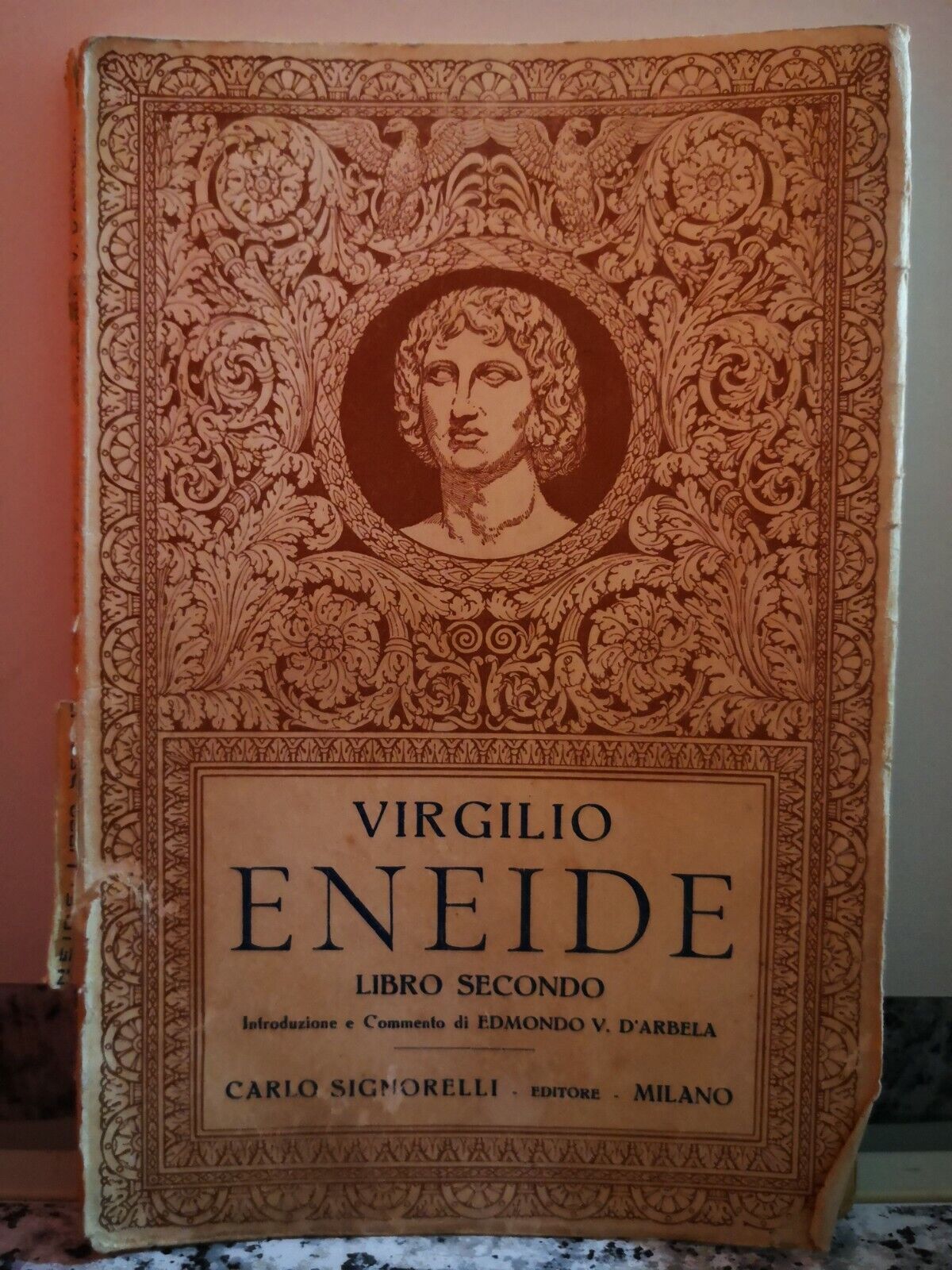  Eneide libro secondo  di Virgilio,  1923,  Signorelli (mi)-F